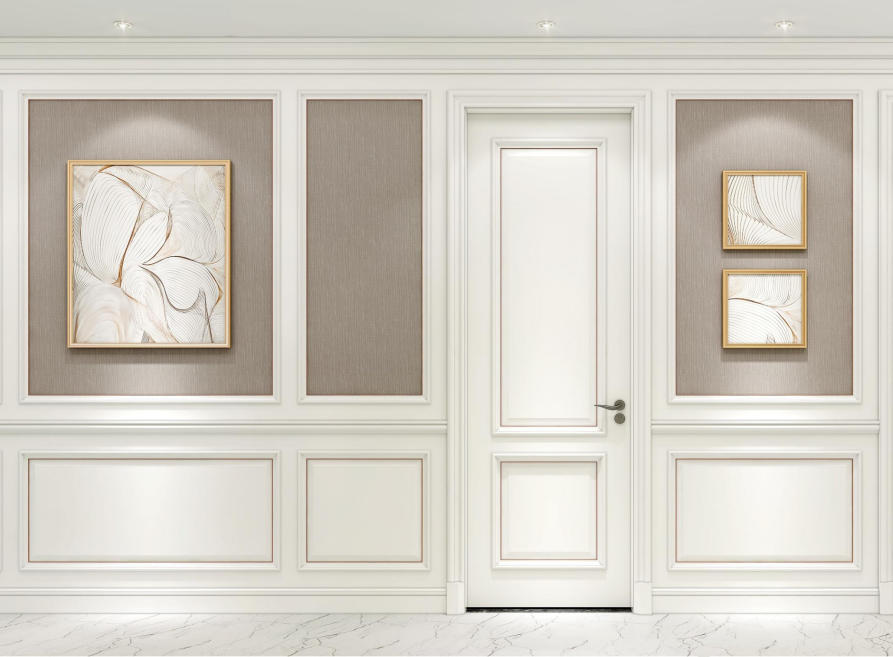 Solid Wood Composite Painted Door