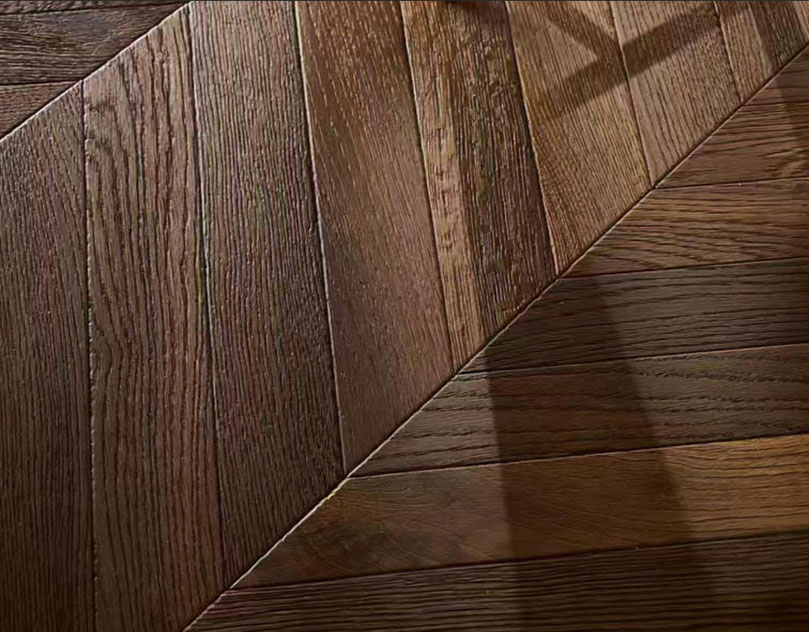 Three-layer solid wood flooring