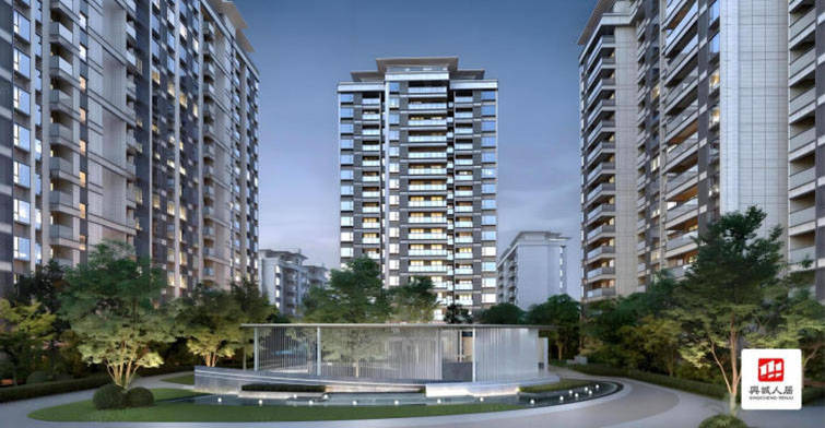 Wuhou District Renju Baihui City Huirui Pavilion