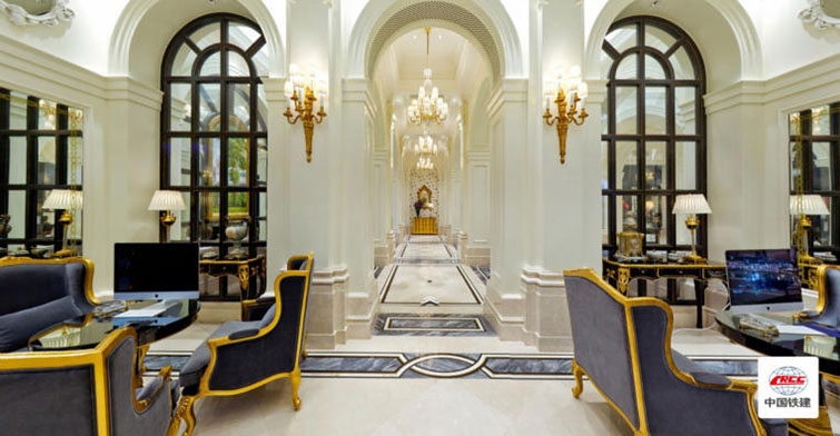 China Railway Construction Xipai City Sales Office Fully Furnished Case Study